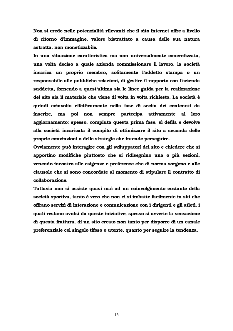 Anteprima della tesi: La comunicazione multimediale nelle società sportive, Pagina 11