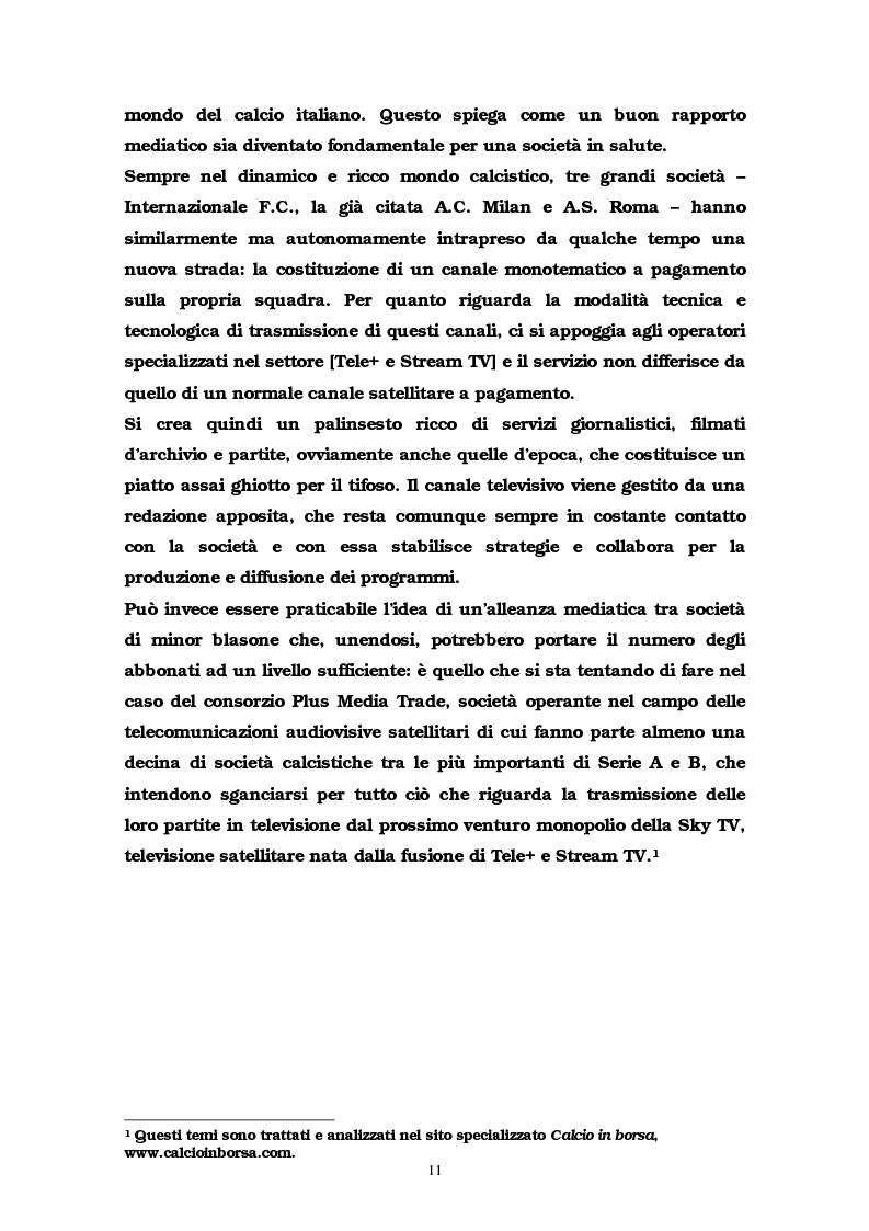 Anteprima della tesi: La comunicazione multimediale nelle società sportive, Pagina 9