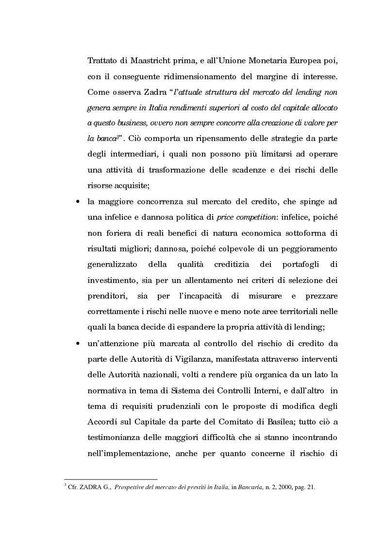 Anteprima della tesi: Profili evolutivi della valutazione e della rappresentazione dei crediti nei conti e nel bilancio delle banche. Aspetti normativi, regolamentazione di Basilea e principi contabili internazionali, Pagina 4