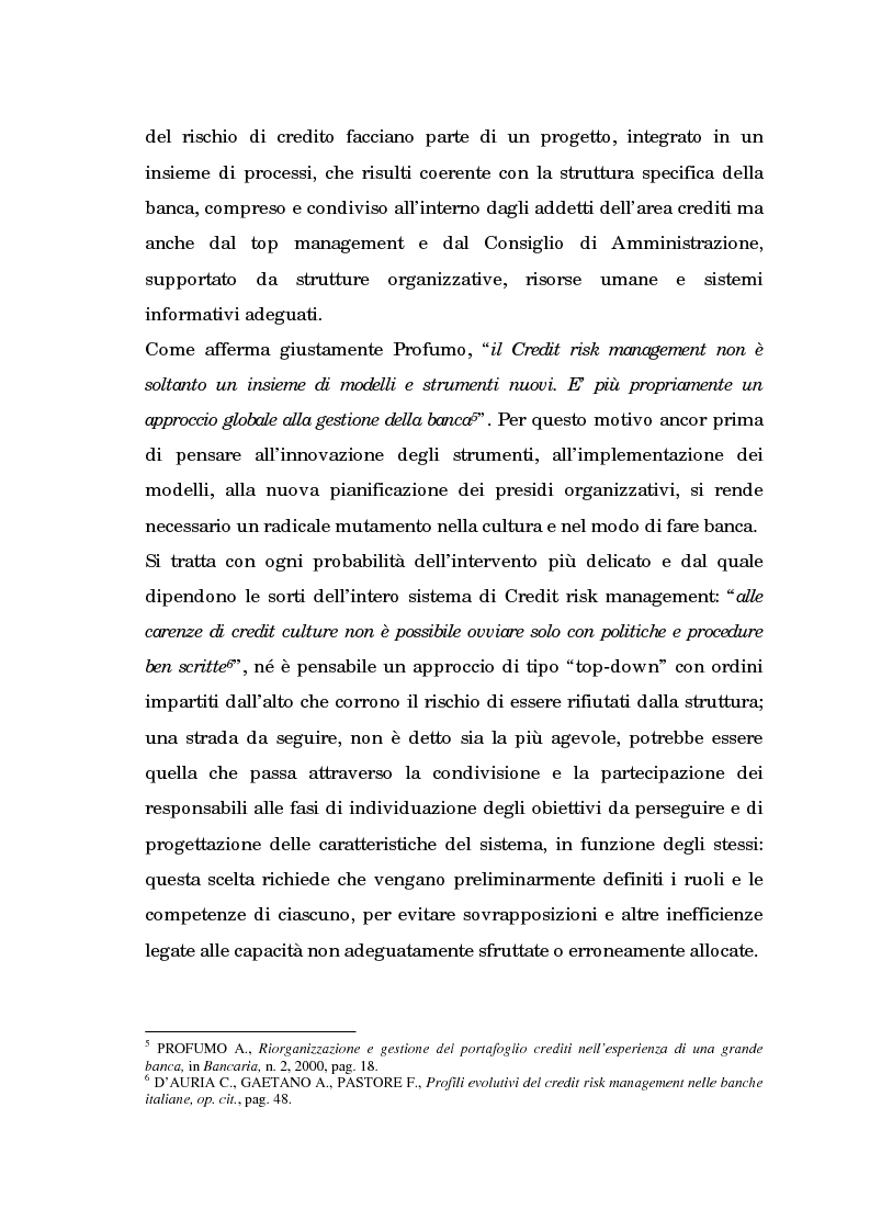 Anteprima della tesi: Profili evolutivi della valutazione e della rappresentazione dei crediti nei conti e nel bilancio delle banche. Aspetti normativi, regolamentazione di Basilea e principi contabili internazionali, Pagina 6