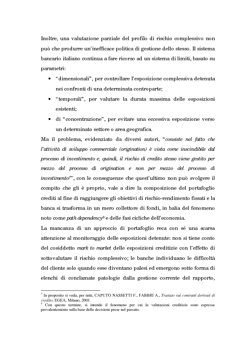 Anteprima della tesi: Profili evolutivi della valutazione e della rappresentazione dei crediti nei conti e nel bilancio delle banche. Aspetti normativi, regolamentazione di Basilea e principi contabili internazionali, Pagina 8