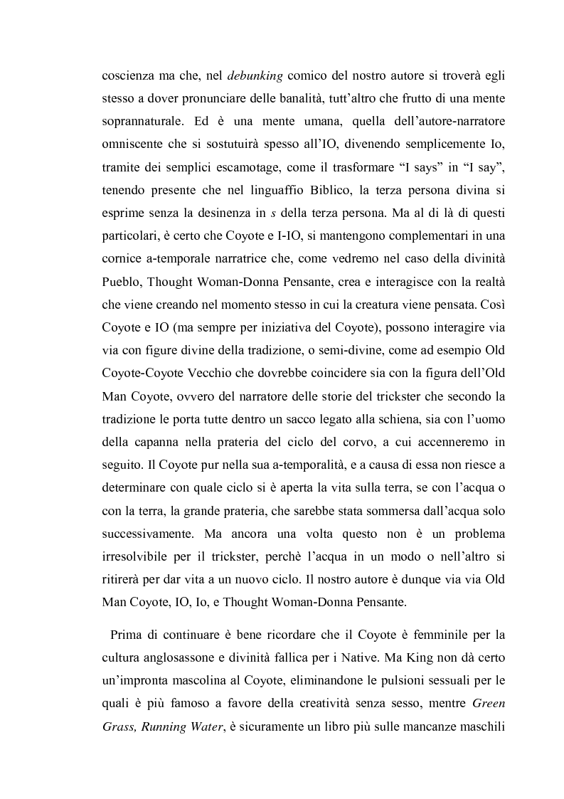 Anteprima della tesi: Thomas King, Green Grass Running Water. Traduzione e commento testuale, Pagina 10