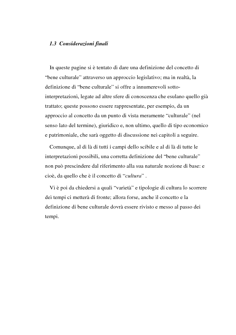 Anteprima della tesi: Il diritto di prelazione artistica, Pagina 7