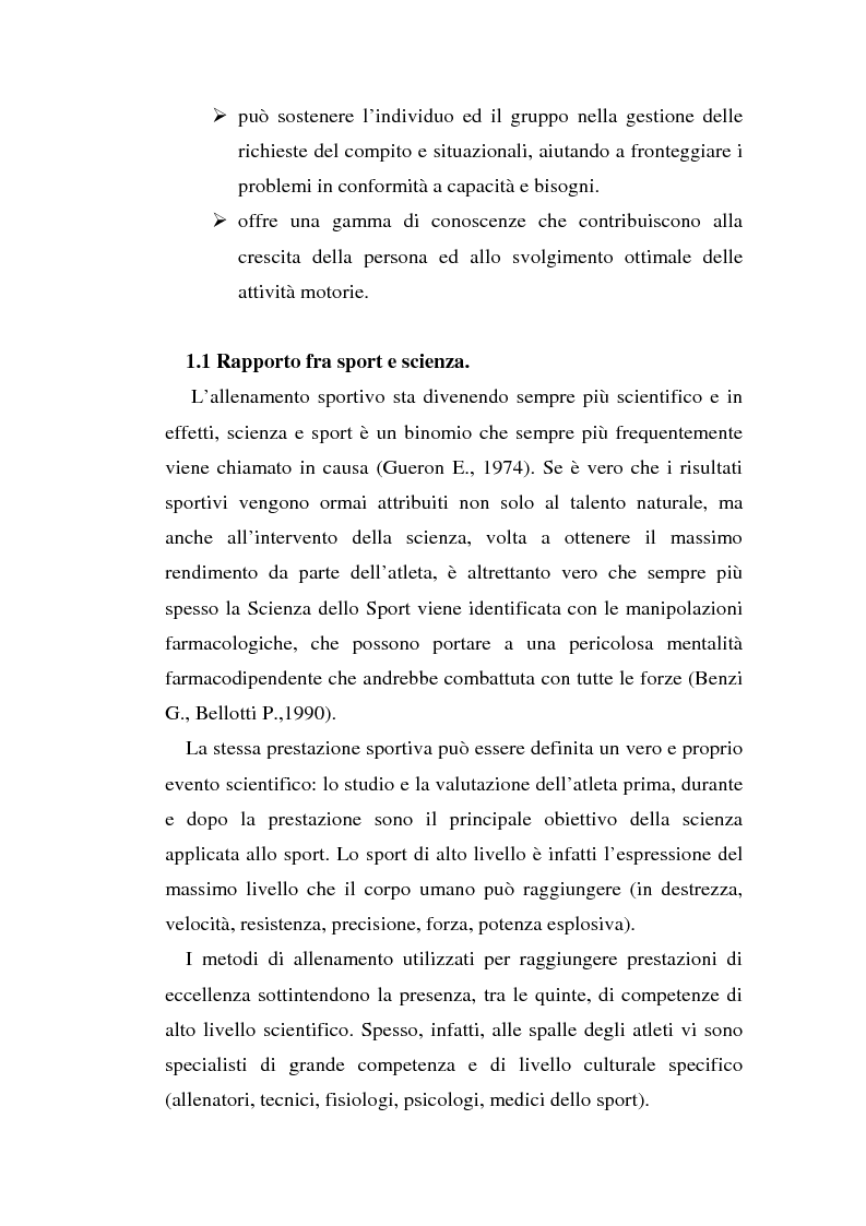 Anteprima della tesi: Relazioni sociali e immagine di sè: aspetti psicologici nella ginnastica artistica agonistica, Pagina 10
