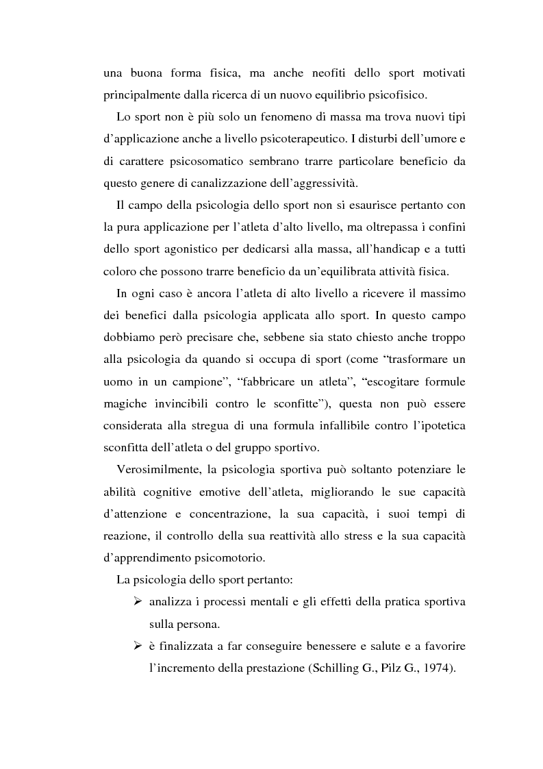 Anteprima della tesi: Relazioni sociali e immagine di sè: aspetti psicologici nella ginnastica artistica agonistica, Pagina 9