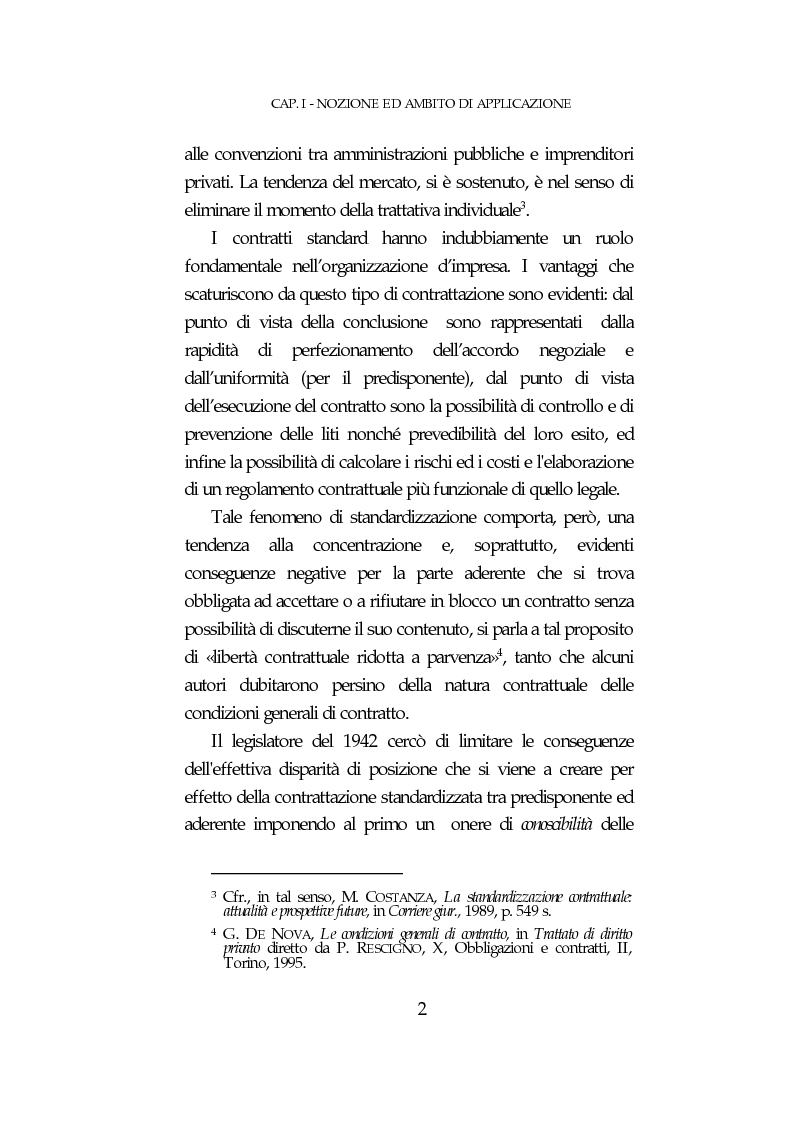 Anteprima della tesi: Clausole vessatorie ed onere di forma, Pagina 4