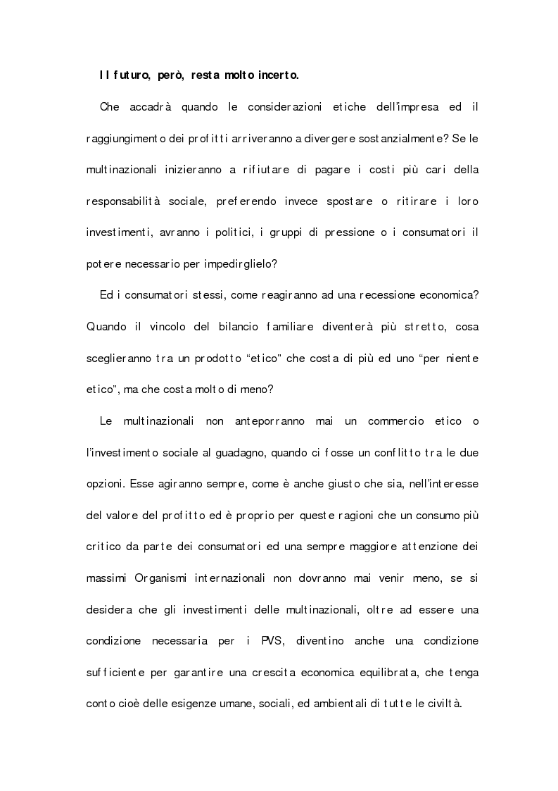 Anteprima della tesi: Il potere dei consumatori e il condizionamento delle strategie delle multinazionali, Pagina 4
