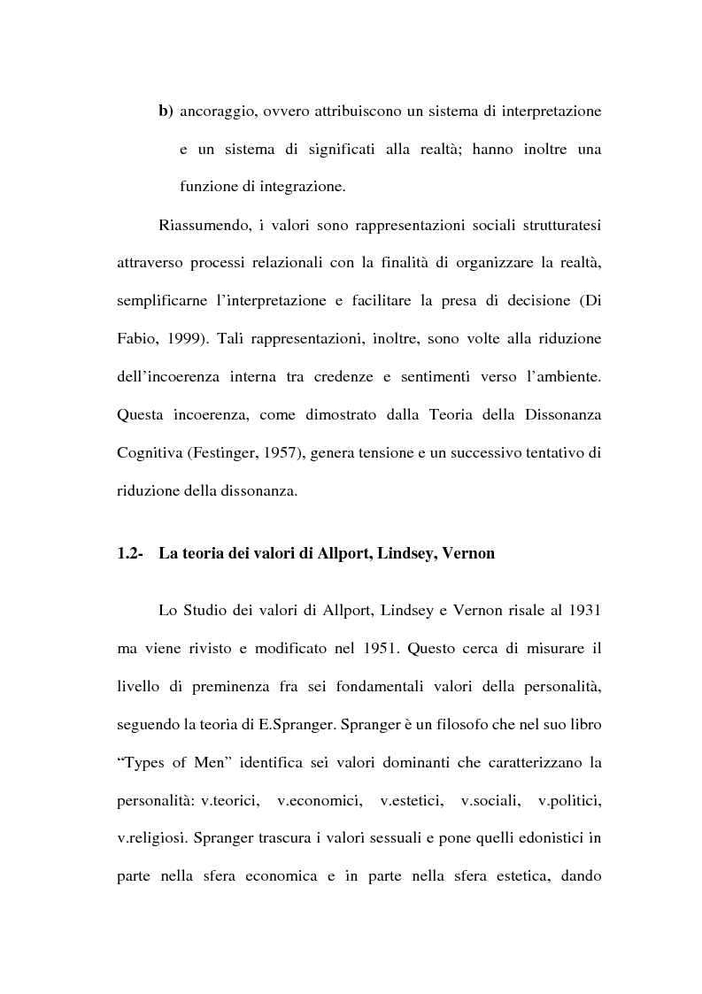 Anteprima della tesi: I valori e il processo decisionale nelle organizzazioni, Pagina 14