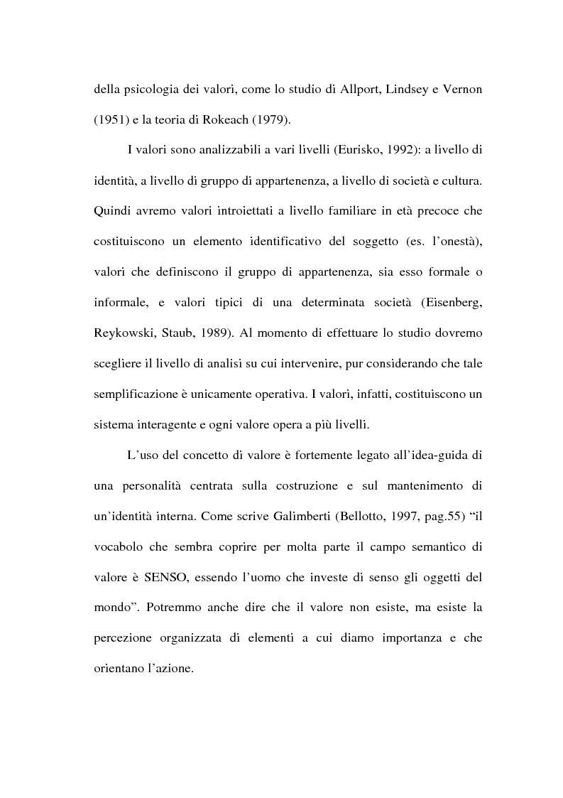 Anteprima della tesi: I valori e il processo decisionale nelle organizzazioni, Pagina 8