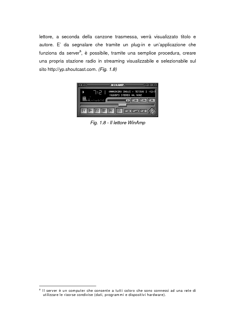 Anteprima della tesi: Comunicazione e gestione dei flussi audiovisivi digitali, Pagina 14