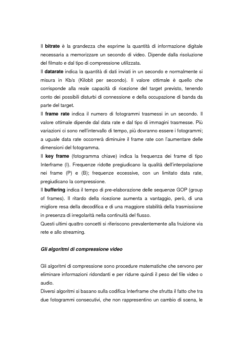 Anteprima della tesi: Comunicazione e gestione dei flussi audiovisivi digitali, Pagina 3