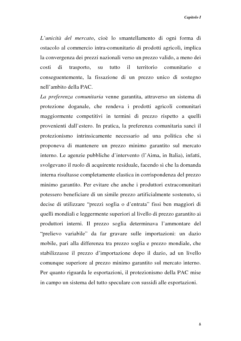Anteprima della tesi: Profili di gestione finanziaria delle imprese agricole, Pagina 8