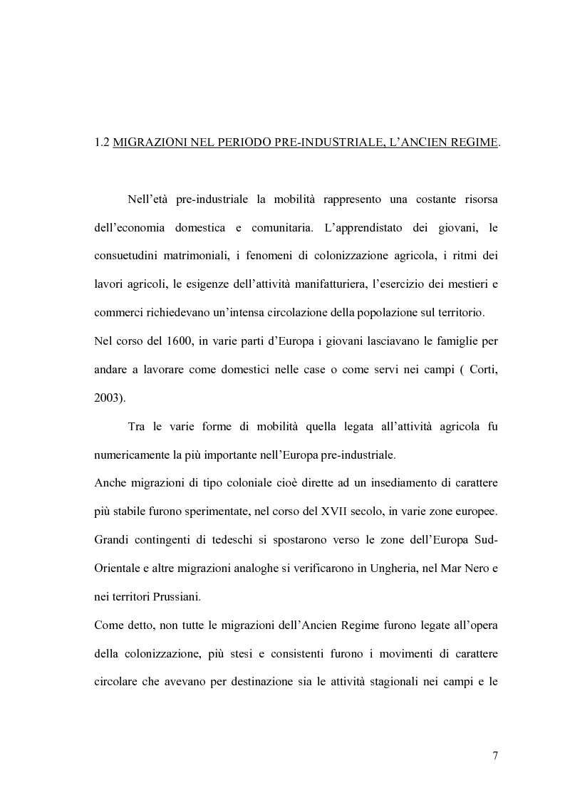 Anteprima della tesi: Popolazione e mobilità: l'immigrazione in Italia e in Sardegna, Pagina 5