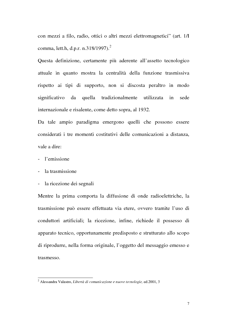 Anteprima della tesi: Il diritto alla comunicazione nel nuovo panorama tecnologico della convergenza multimediale, Pagina 6
