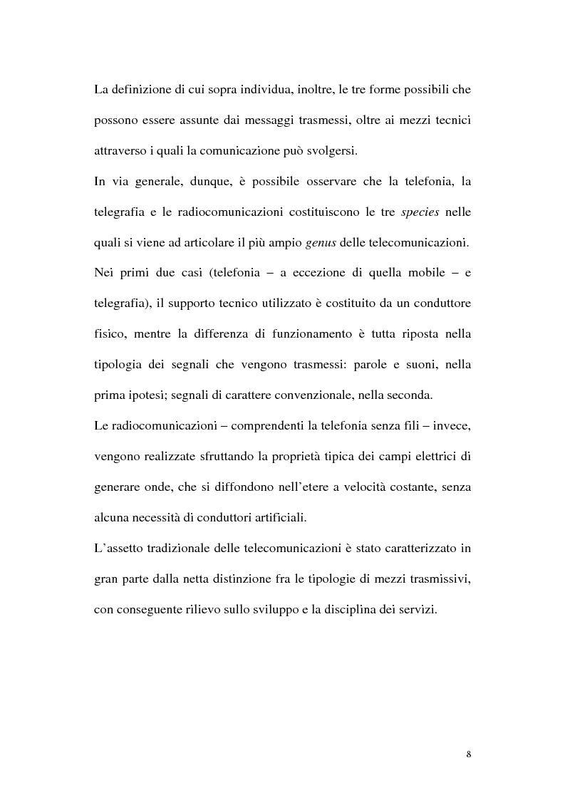 Anteprima della tesi: Il diritto alla comunicazione nel nuovo panorama tecnologico della convergenza multimediale, Pagina 7