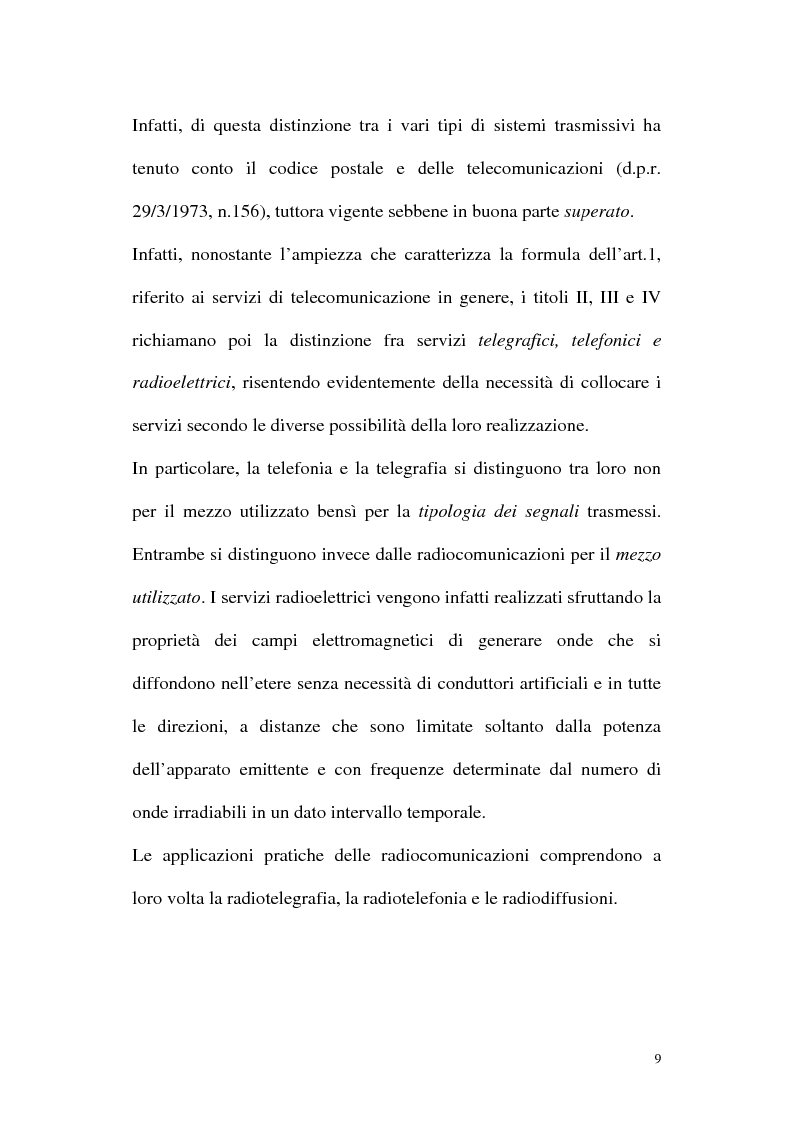 Anteprima della tesi: Il diritto alla comunicazione nel nuovo panorama tecnologico della convergenza multimediale, Pagina 8