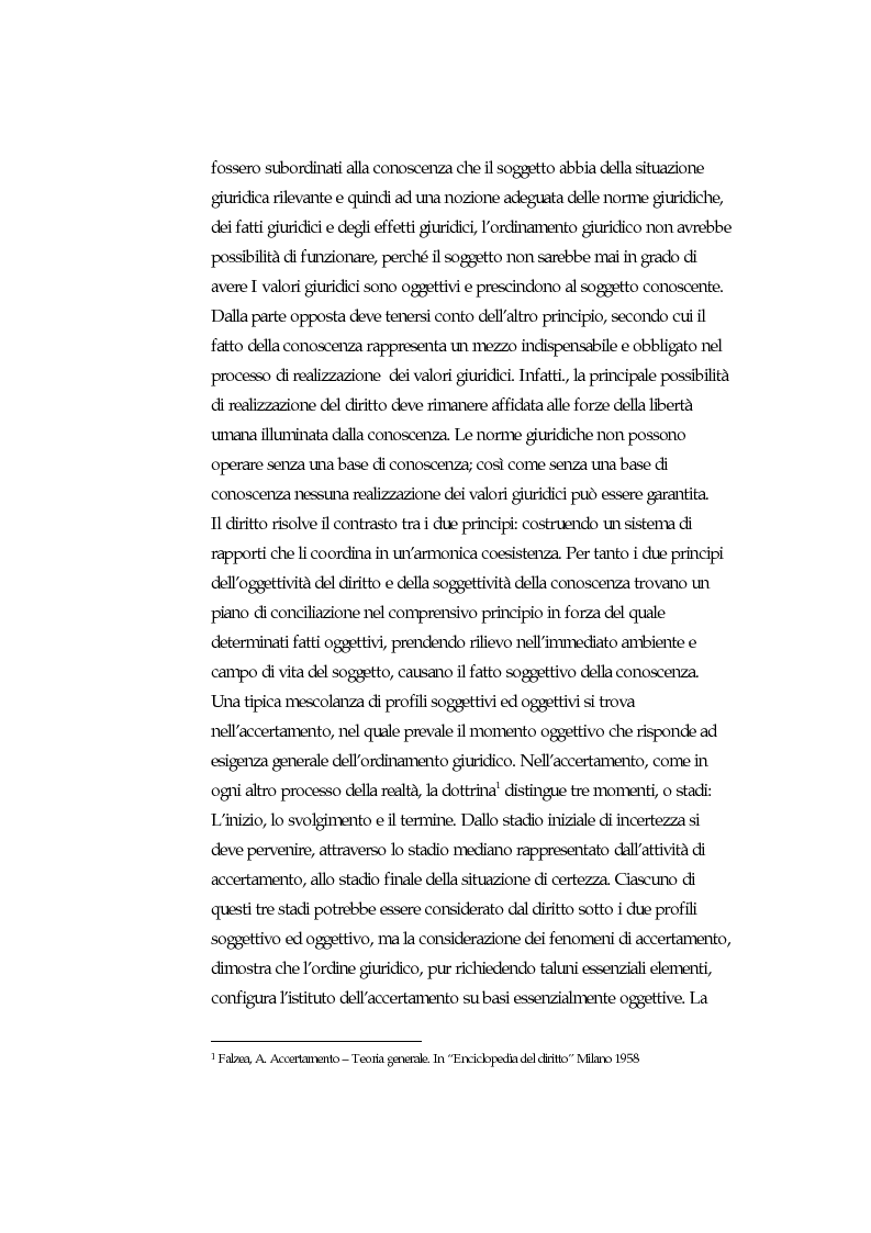 Anteprima della tesi: Accertamento negoziale, Pagina 2