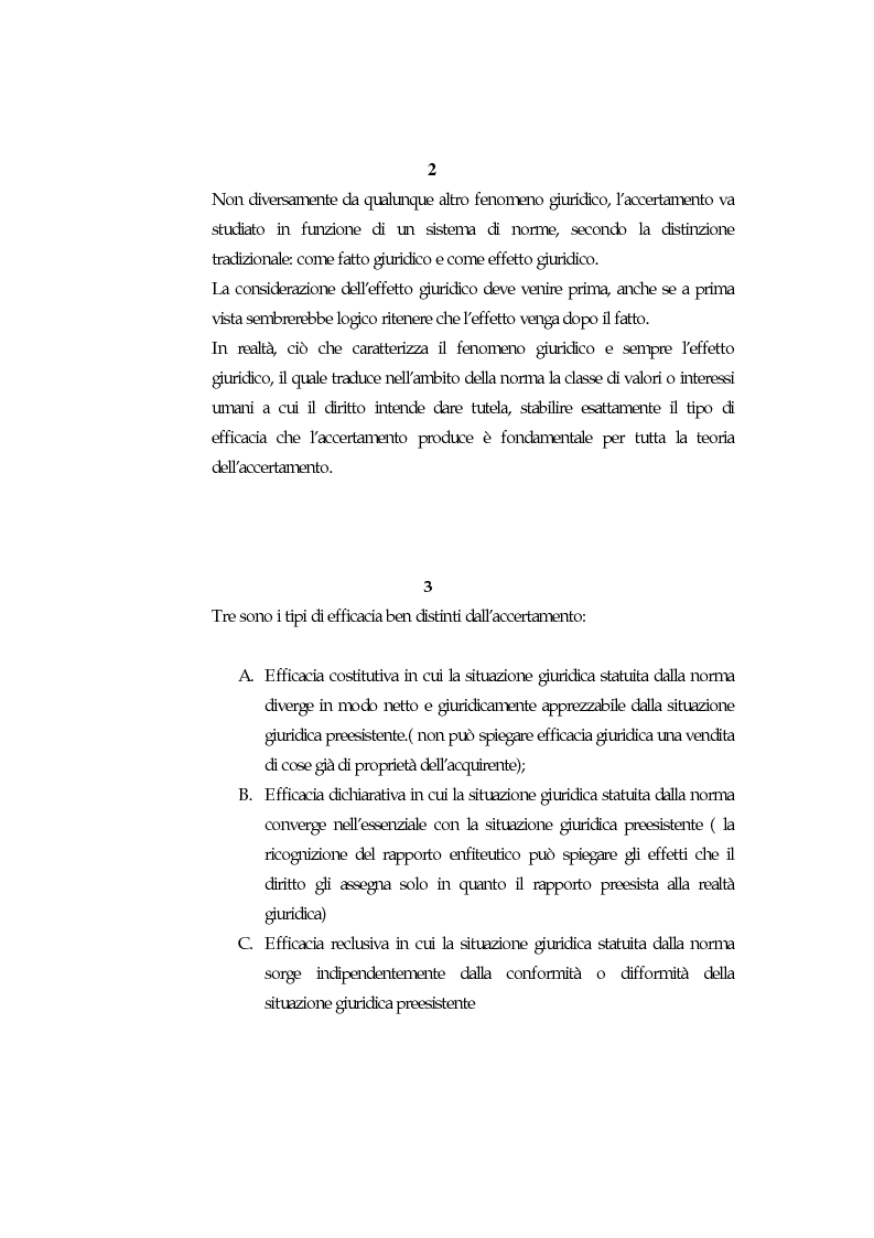 Anteprima della tesi: Accertamento negoziale, Pagina 4