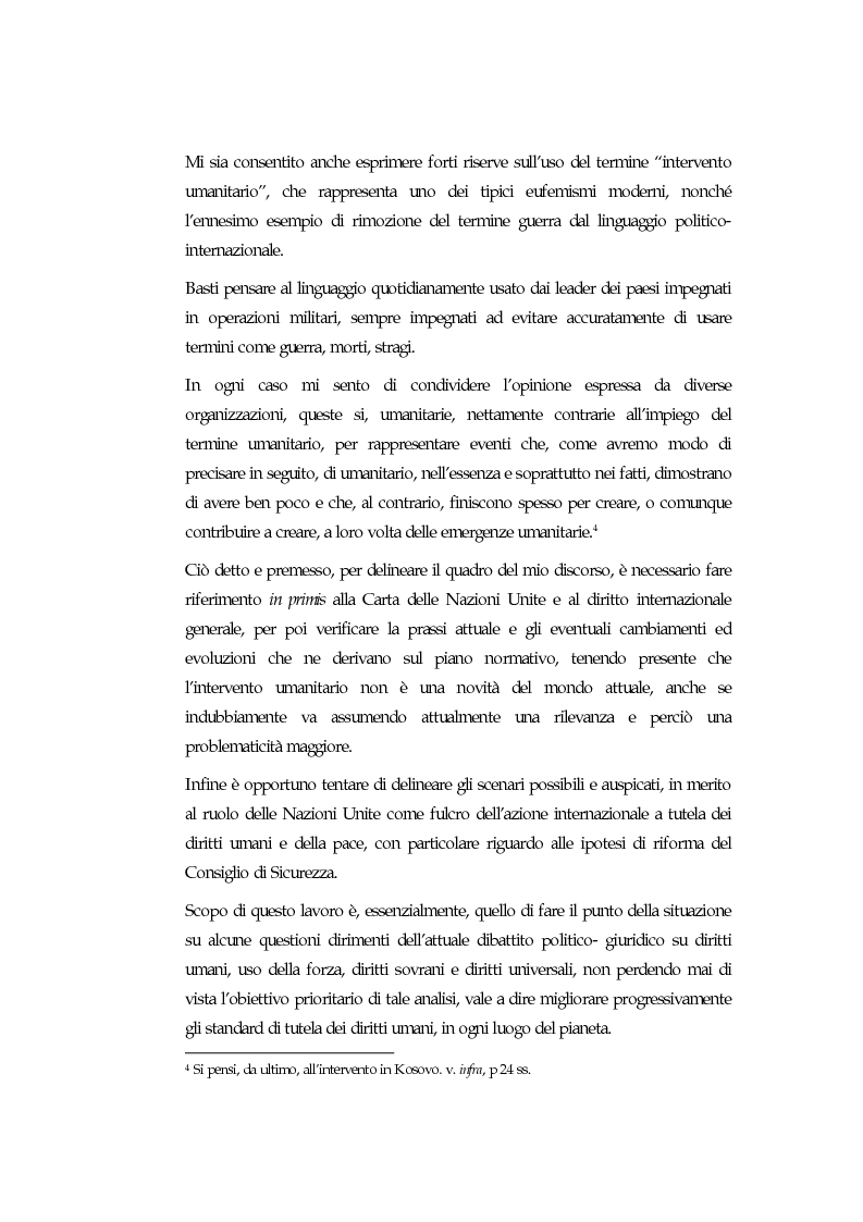 Anteprima della tesi: Sovranità, diritti umani e uso della forza: l'intervento armato ''umanitario'', Pagina 2