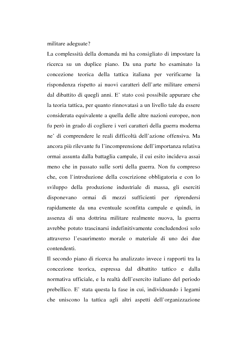 Anteprima della tesi: L’esperienza inutile. L’esempio dei conflitti anglo-boero e russo-giapponese e l’impreparazione italiana alla guerra di trincea (1900-1914), Pagina 5