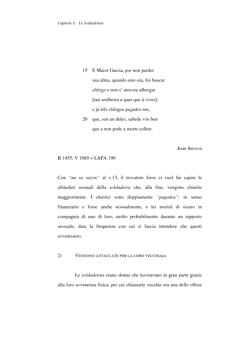 Anteprima della tesi: La figura della donna nelle Cantigas de escarnho e de maldizer: repertorio tematico, Pagina 8