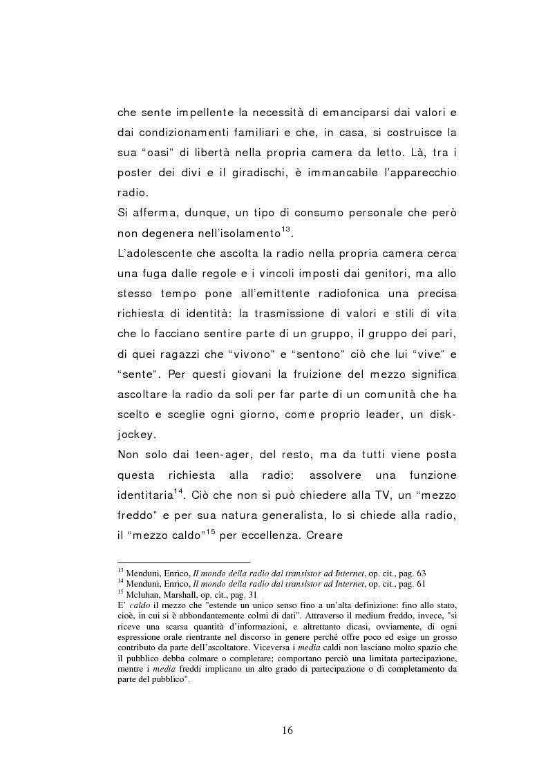 Anteprima della tesi: Il caso Radio Deejay: una comunicazione polimediale, Pagina 11