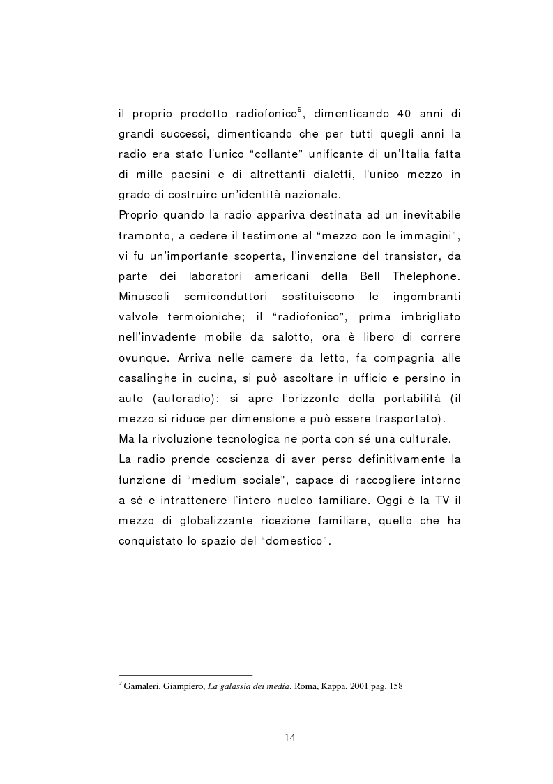 Anteprima della tesi: Il caso Radio Deejay: una comunicazione polimediale, Pagina 9