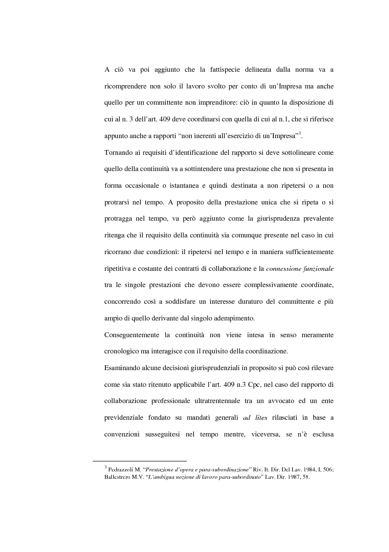 Anteprima della tesi: La contrattazione collettiva dei rapporti di collaborazione coordinata e continuativa, Pagina 2