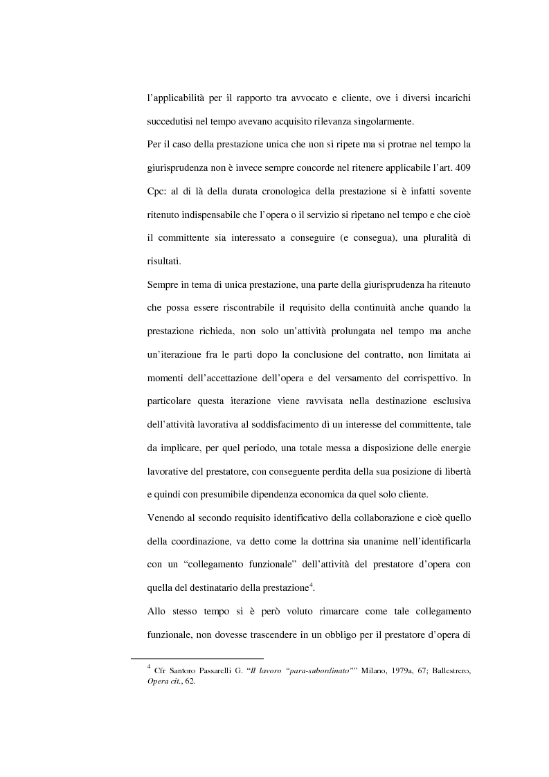 Anteprima della tesi: La contrattazione collettiva dei rapporti di collaborazione coordinata e continuativa, Pagina 3