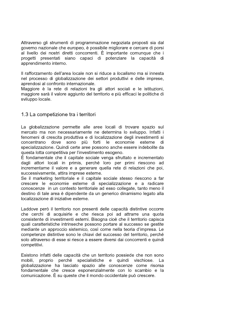 Anteprima della tesi: Marketing territoriale per lo sviluppo locale: il caso ''Corallo e Nuraghi'', Pagina 9