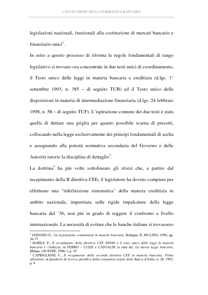 Anteprima della tesi: L'attività di intermediazione finanziaria svolta dalle banche, Pagina 7