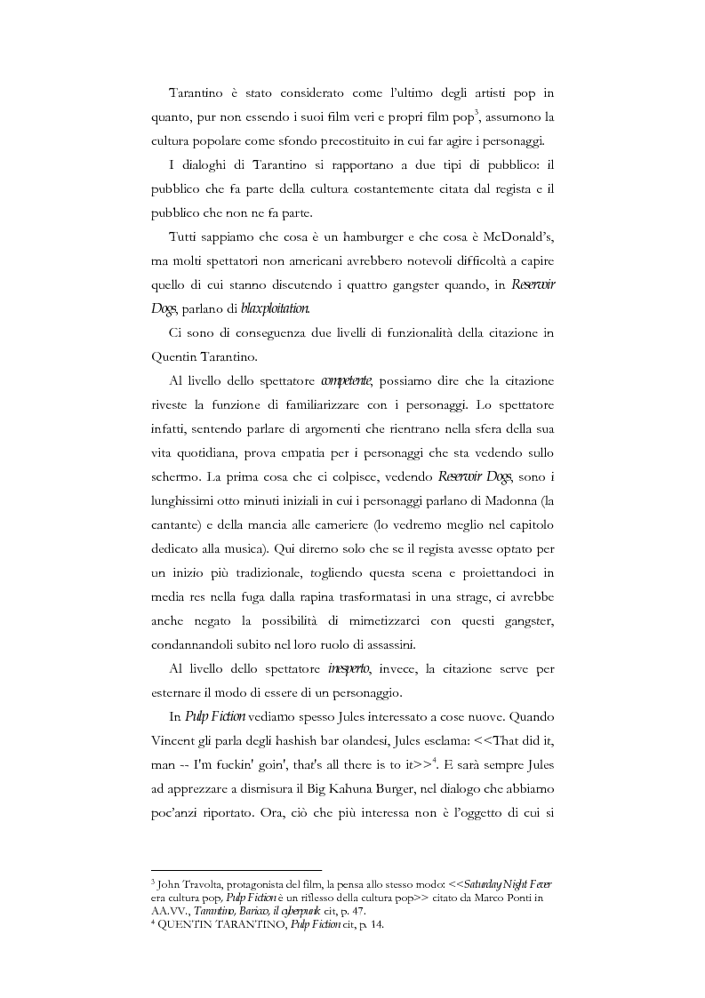 Anteprima della tesi: La citazione nel cinema di Quentin Tarantino, Pagina 8