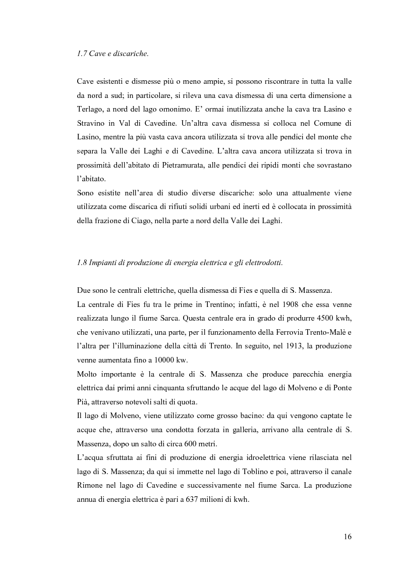 Anteprima della tesi: La riqualificazione ed il restauro territoriale della Valle dei Laghi e di Cavedine - Trentino Occidentale, Pagina 11