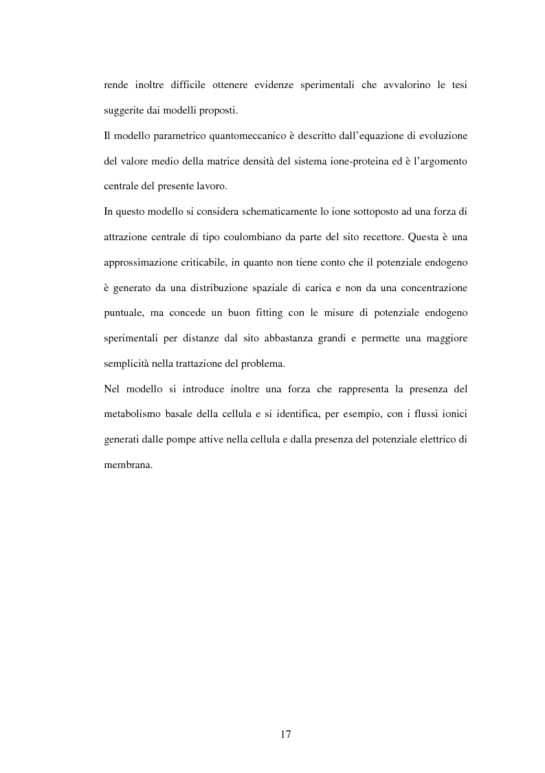 Anteprima della tesi: Modelli a risonanza parametrica dell'interazione bioelettromagnetica, Pagina 11