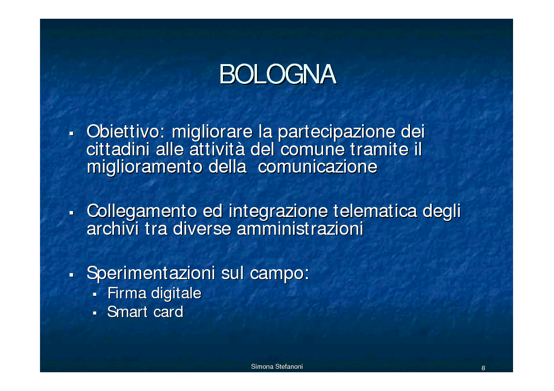 Anteprima della tesi: Reti civiche ed e-government nel processo di miglioramento del rapporto tra Pa e cittadini, Pagina 8