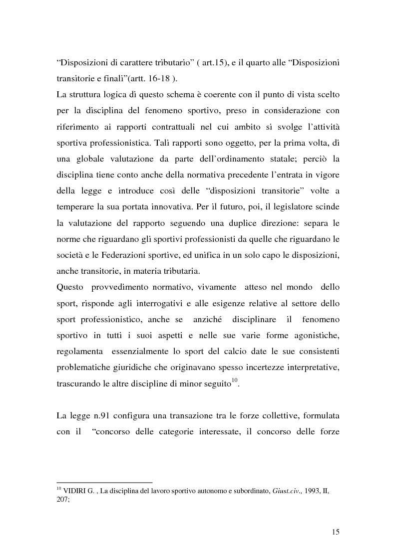 Anteprima della tesi: Il lavoro sportivo, Pagina 11