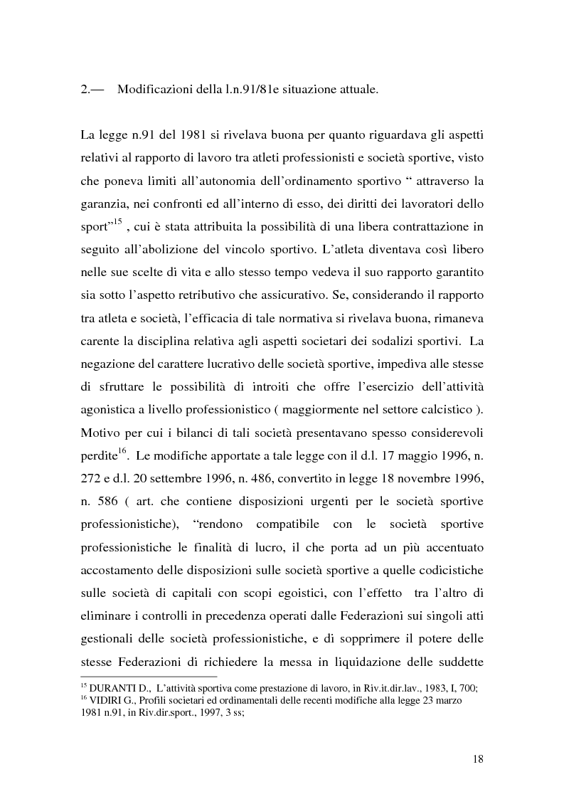 Anteprima della tesi: Il lavoro sportivo, Pagina 14