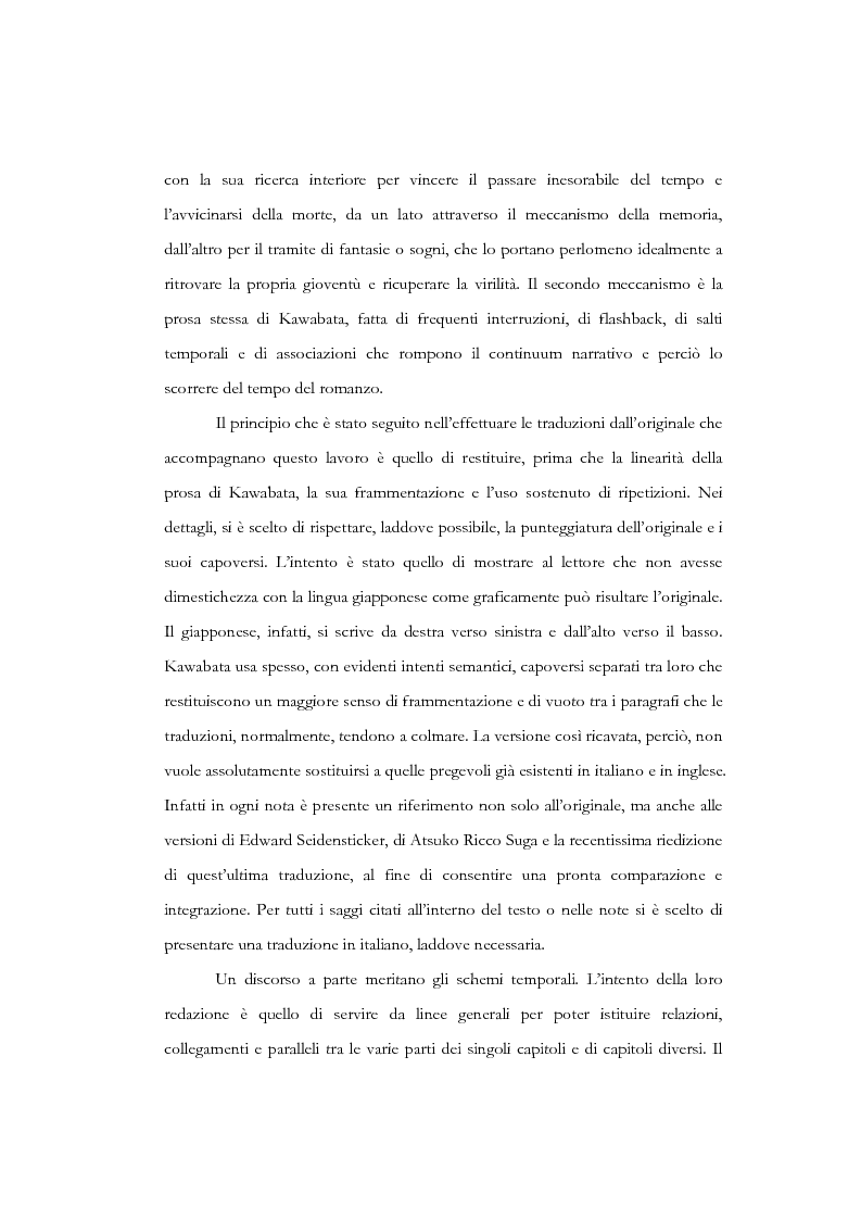 Anteprima della tesi: Tempo, memoria e impulso antinarrativo in Yama no oto di Kawabata Yasunari, Pagina 2