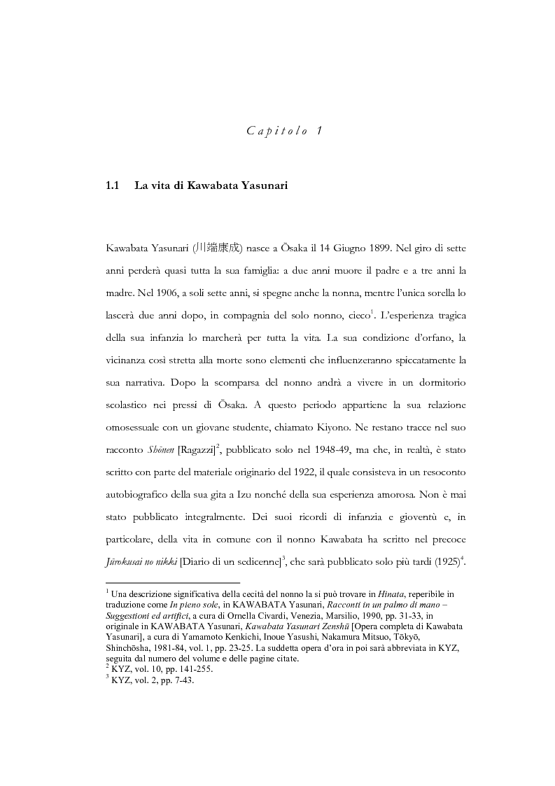 Anteprima della tesi: Tempo, memoria e impulso antinarrativo in Yama no oto di Kawabata Yasunari, Pagina 4