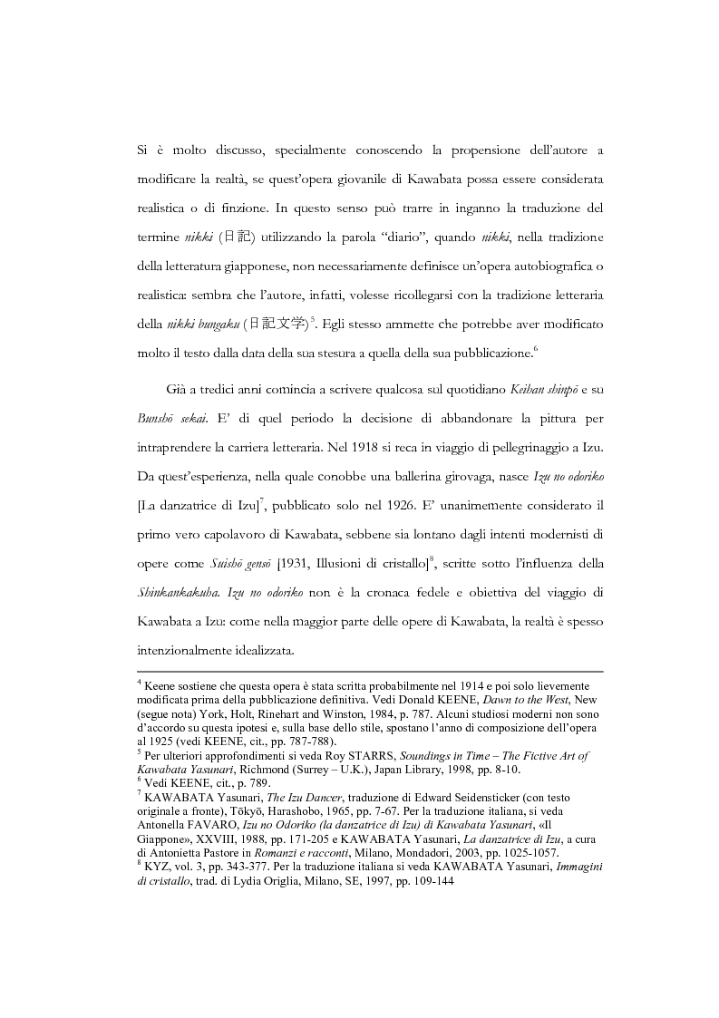 Anteprima della tesi: Tempo, memoria e impulso antinarrativo in Yama no oto di Kawabata Yasunari, Pagina 5