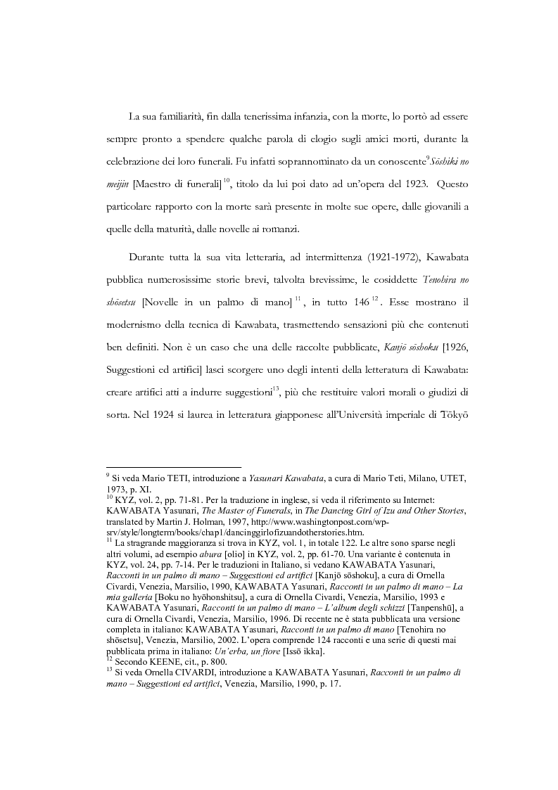 Anteprima della tesi: Tempo, memoria e impulso antinarrativo in Yama no oto di Kawabata Yasunari, Pagina 6