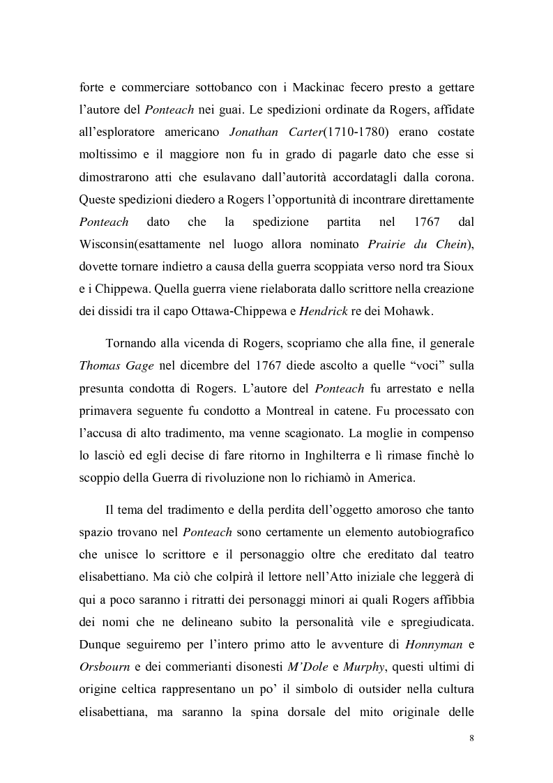 Anteprima della tesi: Ponteach Or The Savages of America, Pagina 5