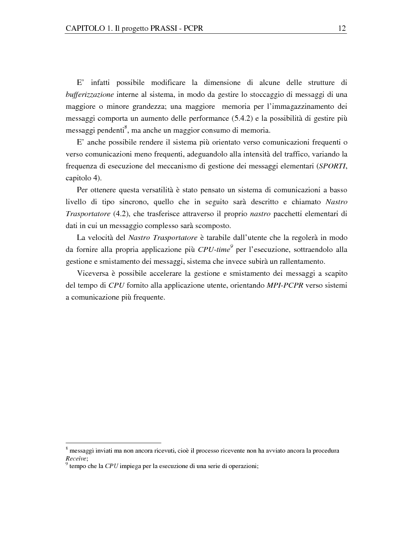 Anteprima della tesi: Implementazione di una libreria Mpi-like per una scheda proprietaria multi-Dsp, Pagina 12
