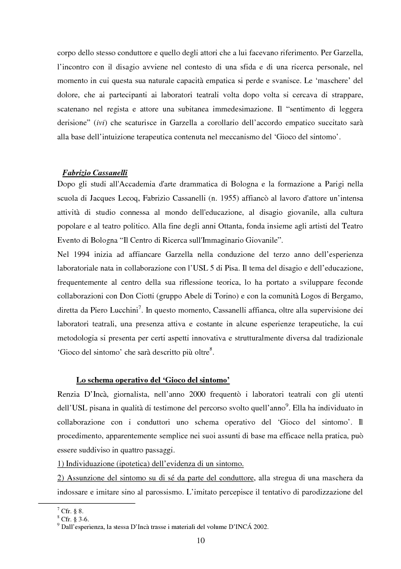 Anteprima della tesi: Esperienze di teatro e terapia in Italia dal 1990 al 2002, Pagina 10