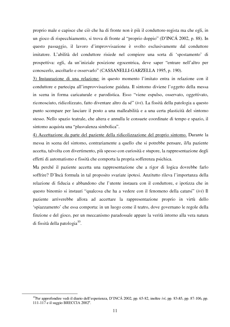 Anteprima della tesi: Esperienze di teatro e terapia in Italia dal 1990 al 2002, Pagina 11