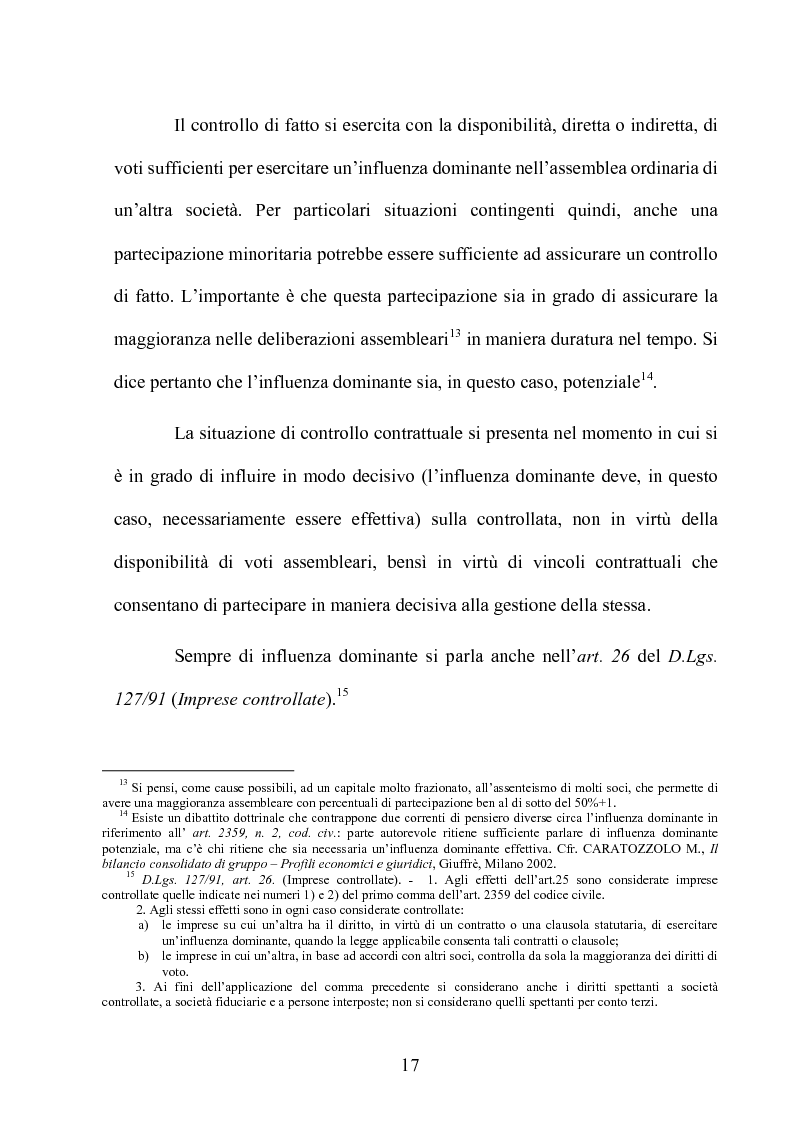 Anteprima della tesi: Le partecipazioni a ''controllo congiunto'': il caso delle joint ventures, Pagina 12
