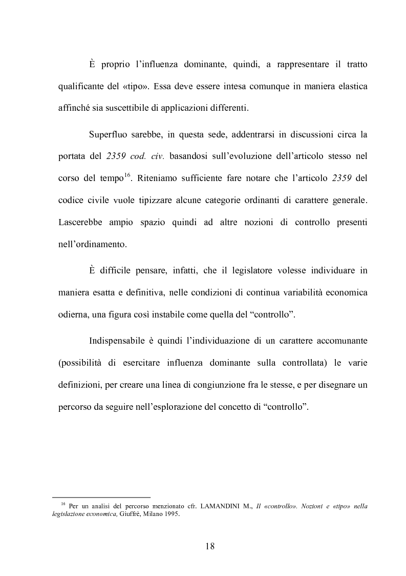 Anteprima della tesi: Le partecipazioni a ''controllo congiunto'': il caso delle joint ventures, Pagina 13
