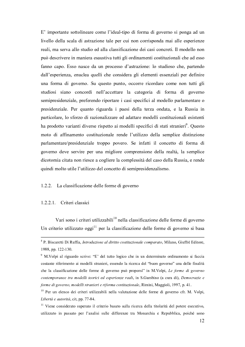 Anteprima della tesi: La Russia di Putin: le riforme nel quadro istituzionale e federalista delineato nella costituzione del 1993, Pagina 7