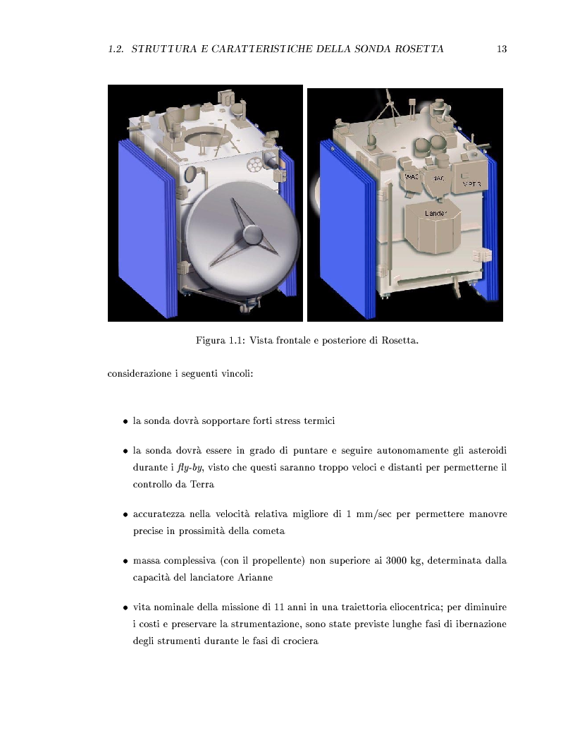 Anteprima della tesi: Missione Rosetta: caratterizzazione scientifica della Wide Angle Camera e studio fisico di corpi minori del Sistema Solare, Pagina 8