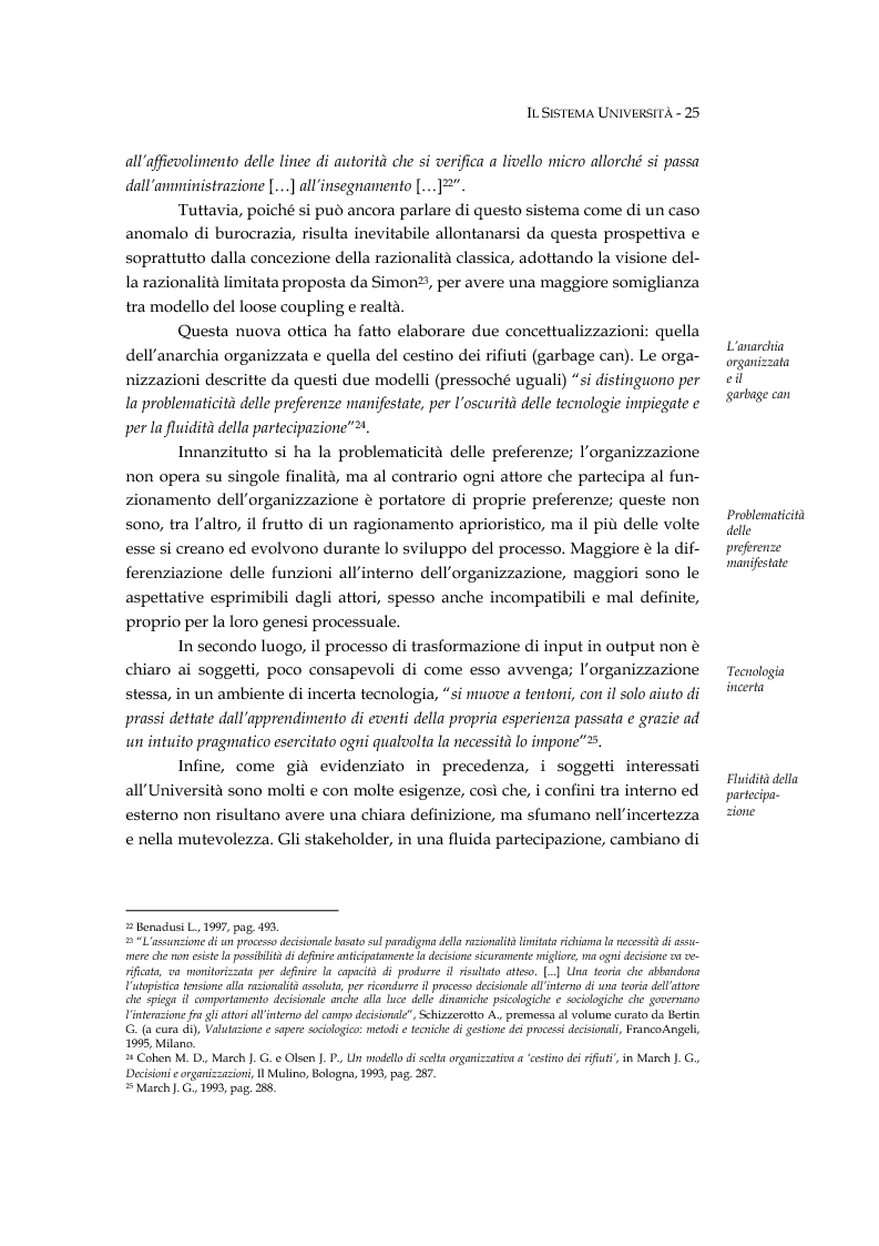 Anteprima della tesi: L'università valutata: concetti e metodi di valutazione tra adempimenti e risultati, Pagina 14